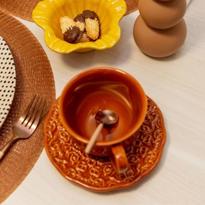 Foto do produto Xícara de Chá Paisley Canela